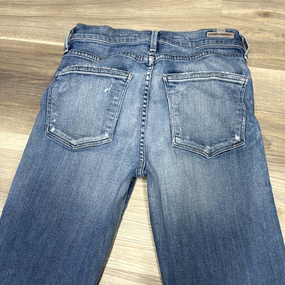Citizens of Humanity distressed skinny blue denim jeans size 26 - Picture 7 of 10